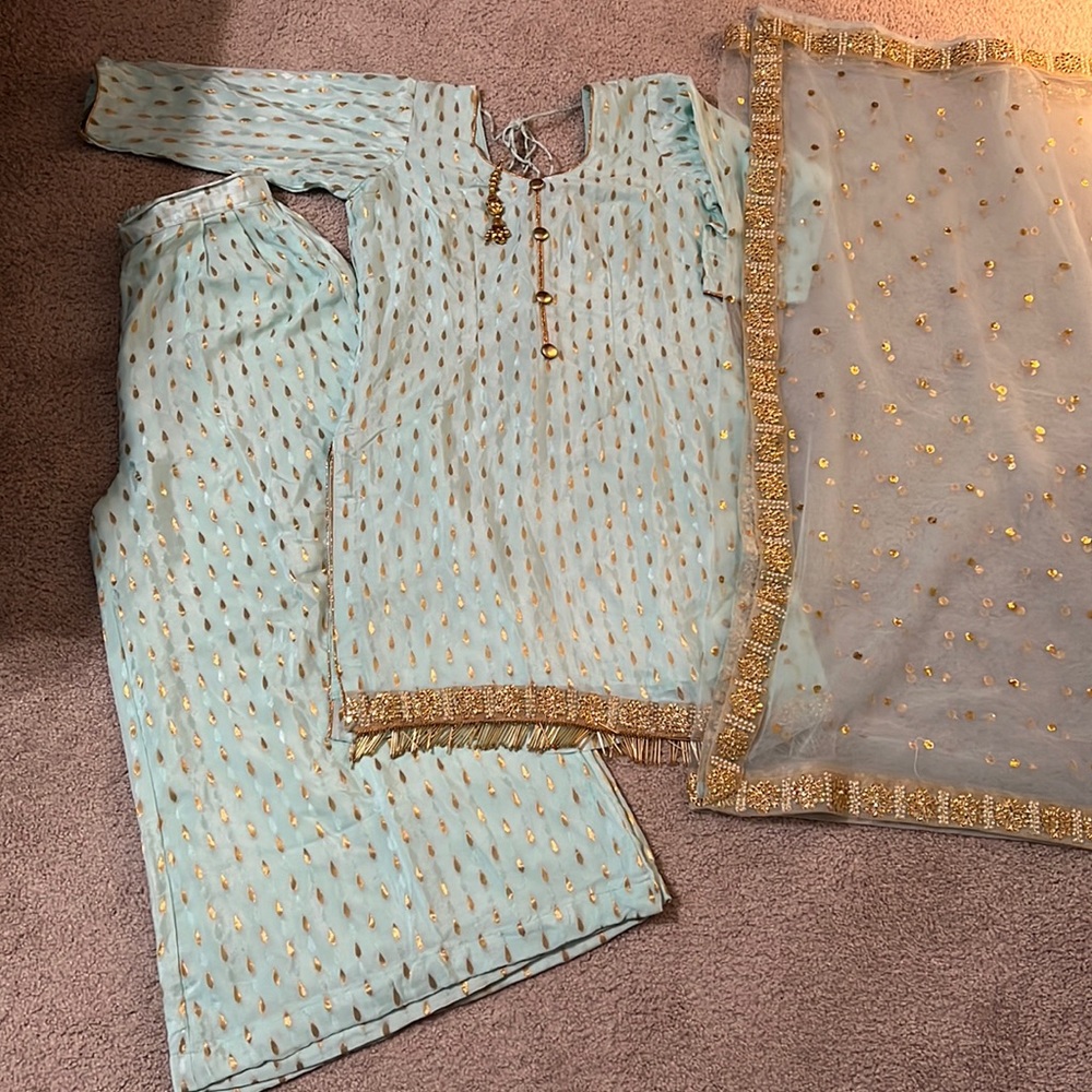 Punjabi palazzo outfit - Indian suit